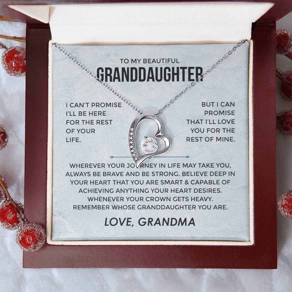 I Can't Promise - Grandma - Forever Love Necklace