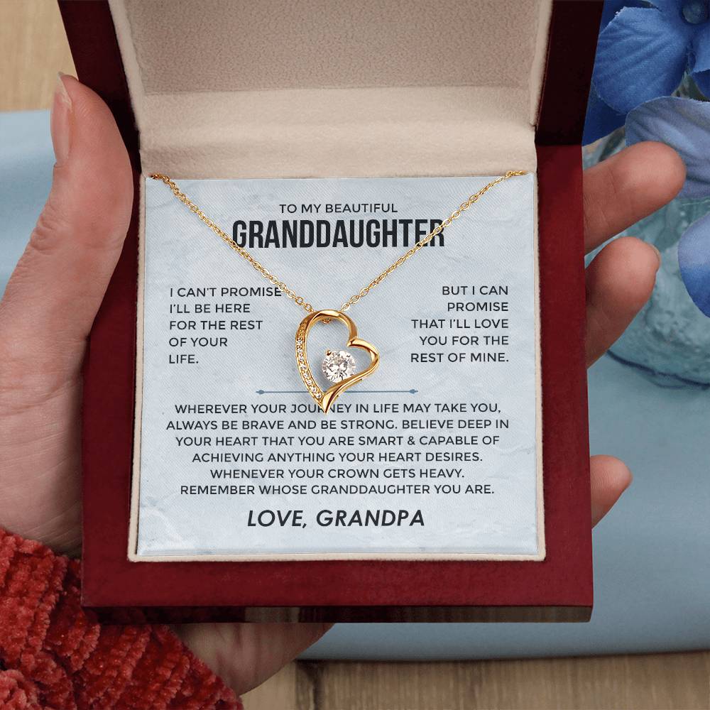 I Can't Promise - Grandpa - Forever Love Necklace
