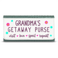 Grandma's Getaway Purse - Faux Crocodile Skin Faux Ladies Purse