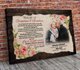 Rest in peace, Memory of Grandma and Grandpa, Grandparent in heaven canvas Art