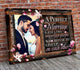 A Perfect Marriage Canvas Print | Personalized Framed Canvas Art (NO PREVIEW)