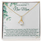 Congratulations new mommy - Alluring Beauty necklace - 18k White and Gold
