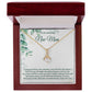 Congratulations new mommy - Alluring Beauty necklace - 18k White and Gold