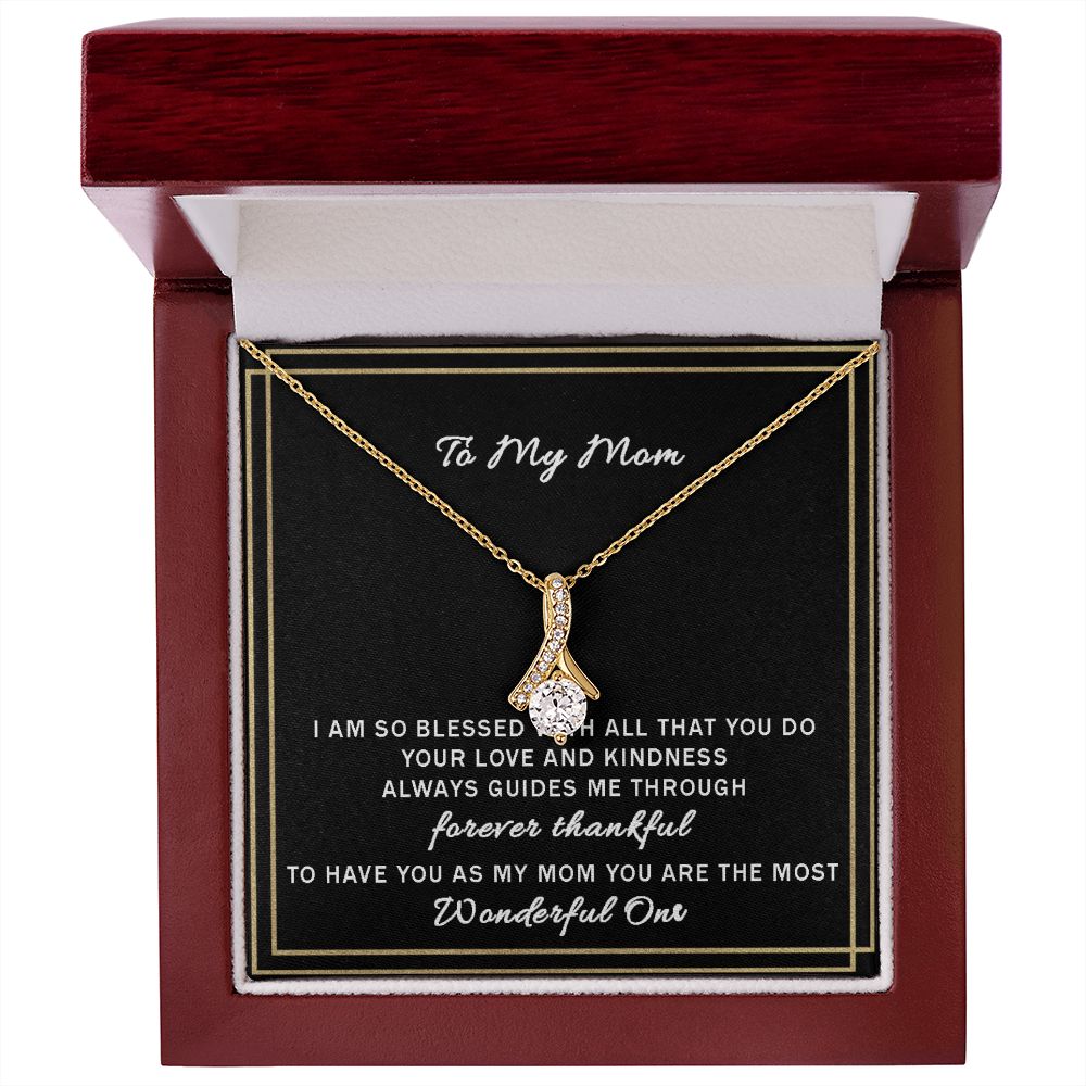 Wonderful Mom Alluring Beauty necklace - 18k White and Gold