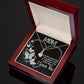 Whenever you wear this-Black Alluring Beauty necklace - 18k White and Gold