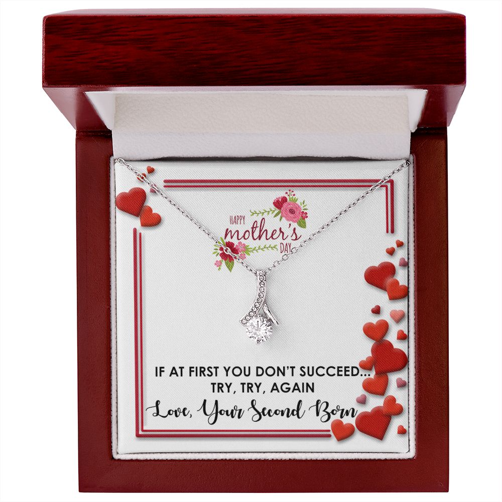 Your Second Born  Alluring Beauty necklace - 18k White and Gold